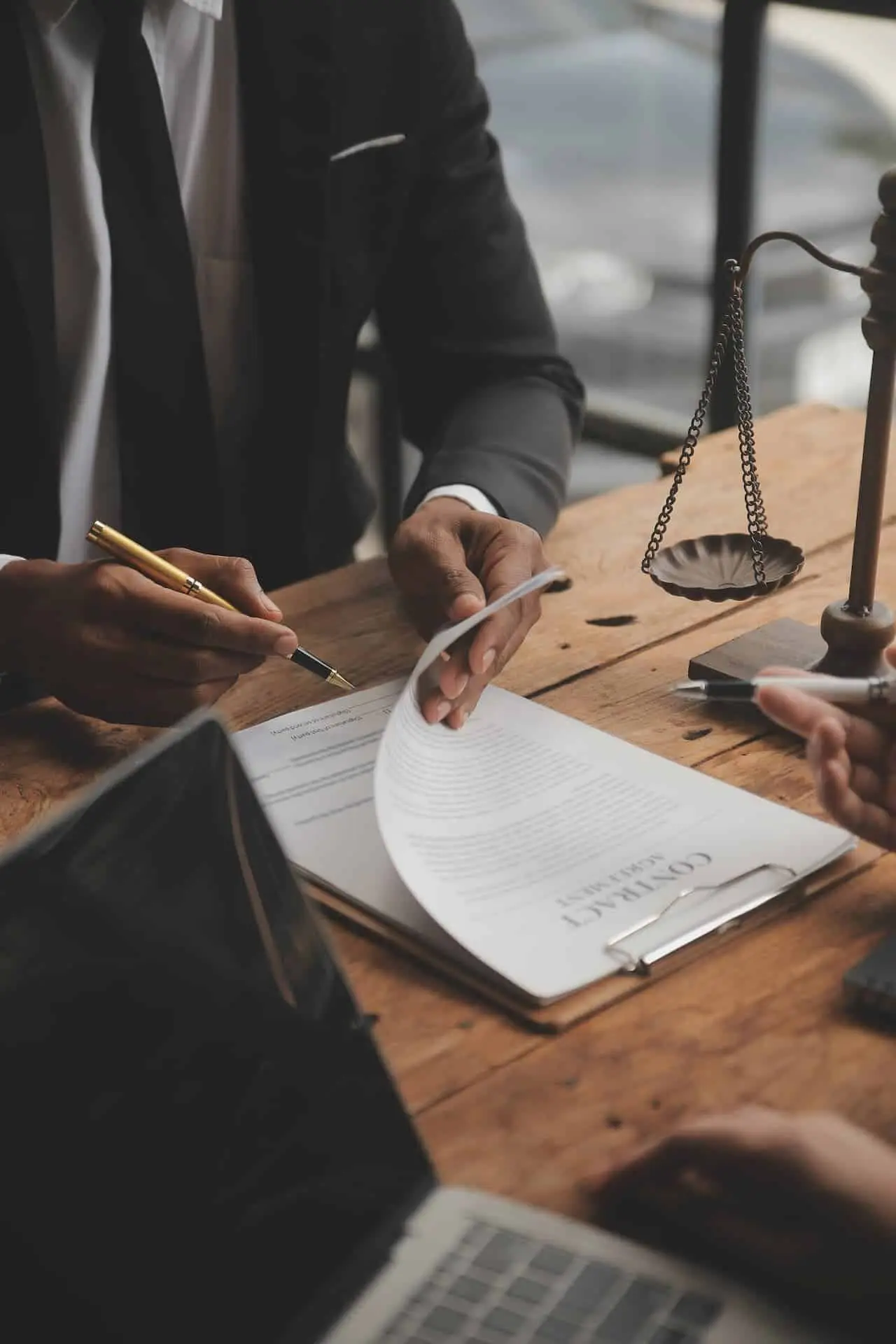 Lawyer Reviewing Probate Contract